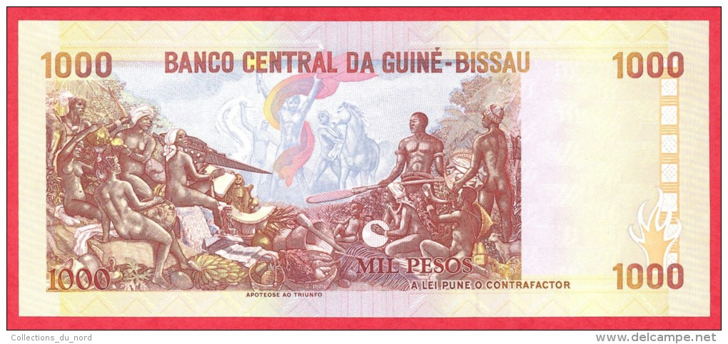 Guinea-Bissau - 1000 Pesos 1993 UNC / Papier Monnaie - Guiné-Bissau - Guinee-Bissau