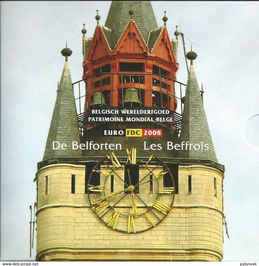 België/Belgique 2008 : Official KMS Kleur/couleur. Slechts/seulement 2000 Ex!! Gratis Verzending/Envoi Gratuit! - België