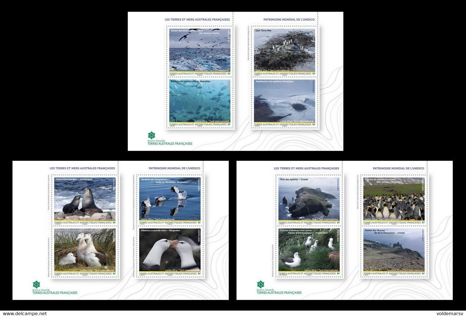 TAAF 2020 Mih. 1093/104 Landscapes Of TAAF. Fauna (prestige Booklet) MNH ** - Ongebruikt