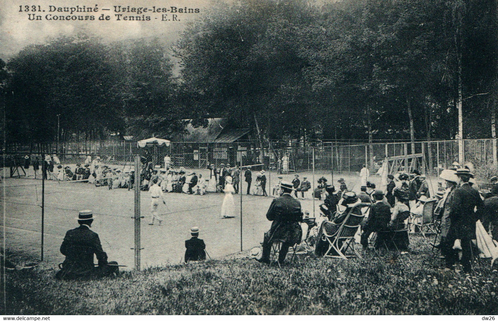 Sports - Uriage-les-Bains (Isère) Un Concours De Tennis - Carte E.R. N° 1331 De 1915 - Tennis