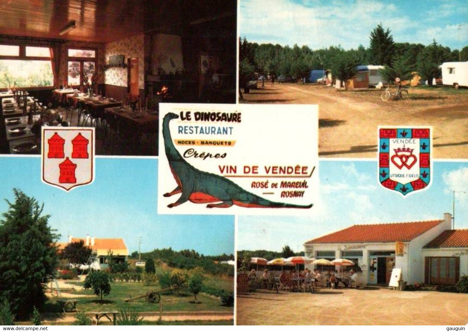 CPM - TALMONT St HILAIRE - Le VEILLON - Restaurant "Le Dinosaure" ... - Edition Artaud - Talmont Saint Hilaire