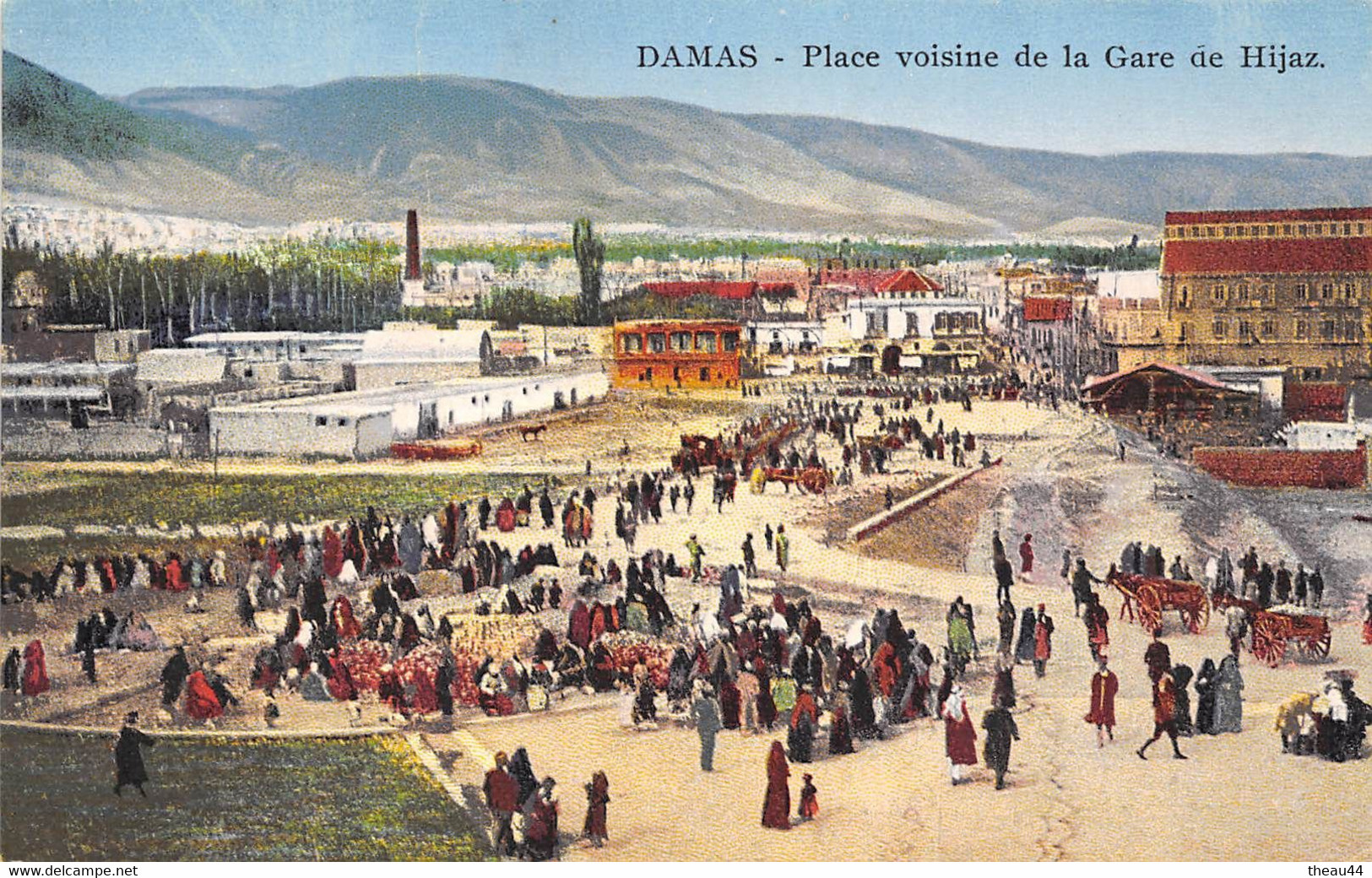 ¤¤  -   SYRIE  -  DAMAS   -  Place Voisine De La Gare Hijaz     -  ¤¤ - Syrien