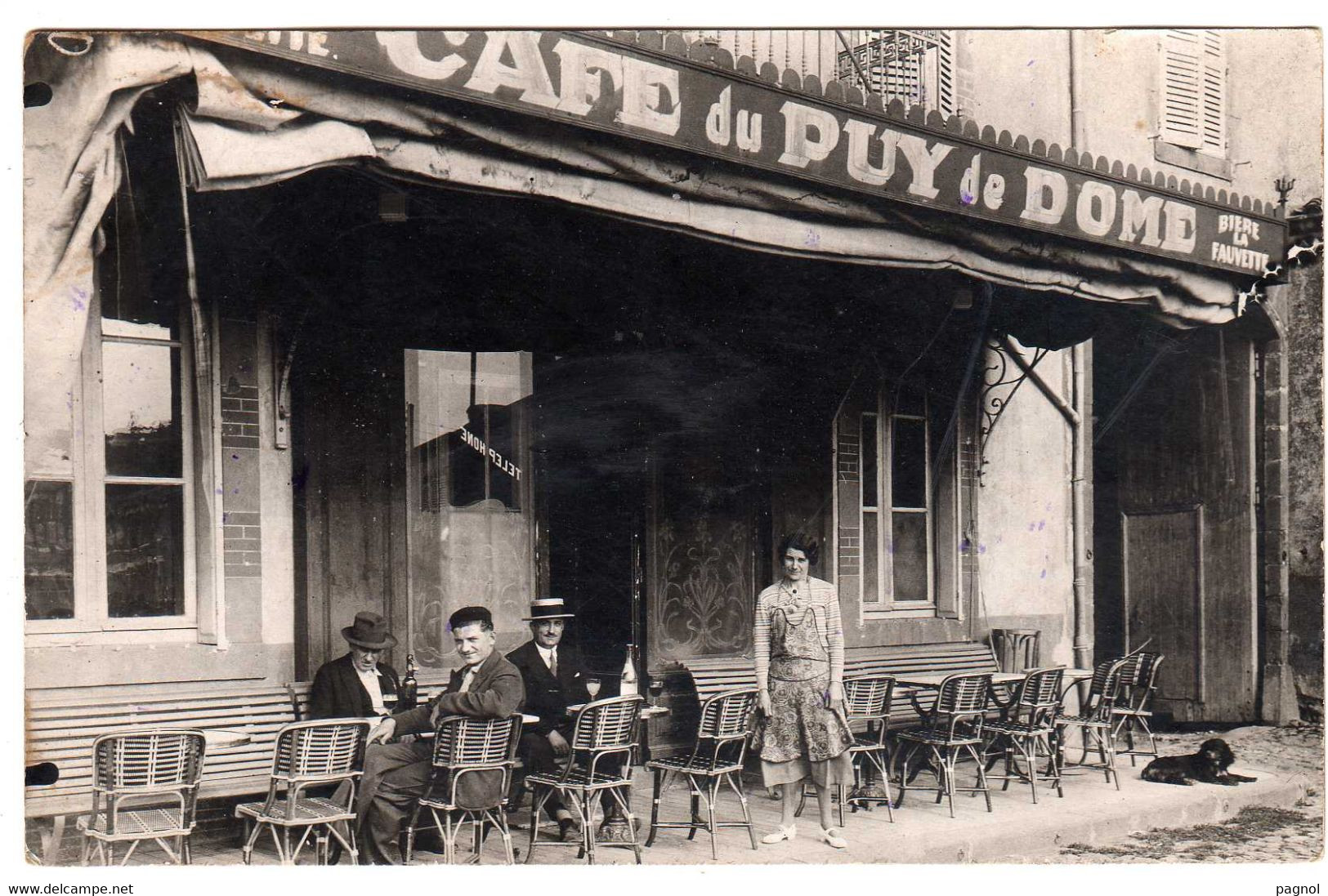 A Identifier : Café Du Puy De Dôme : Carte Photo - A Identifier