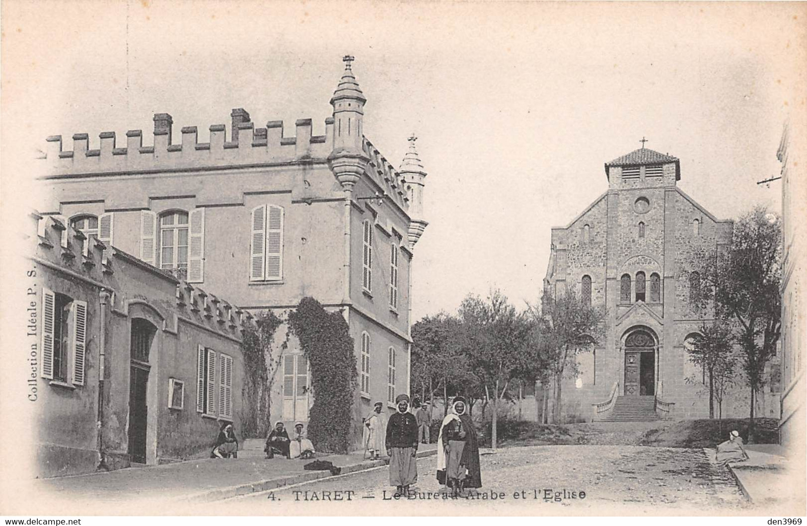 Algérie - TIARET - Le Bureau Arabe Et L'Eglise - Tiaret