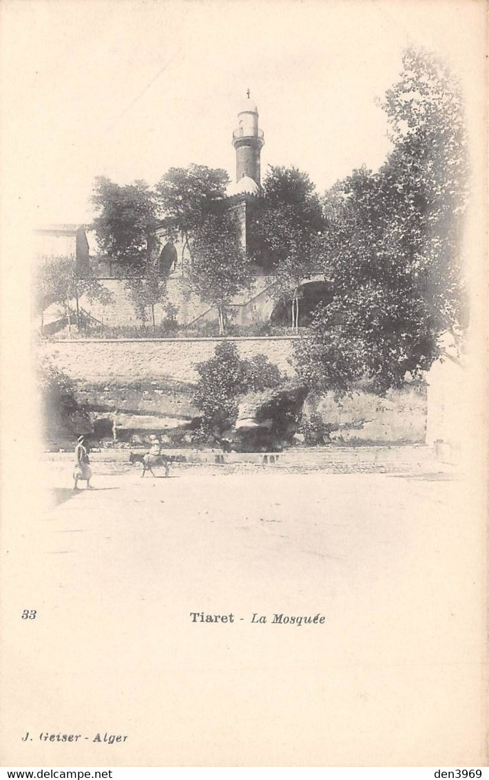 Algérie - TIARET - La Mosquée - Précurseur, Carte-Nuage - Tiaret