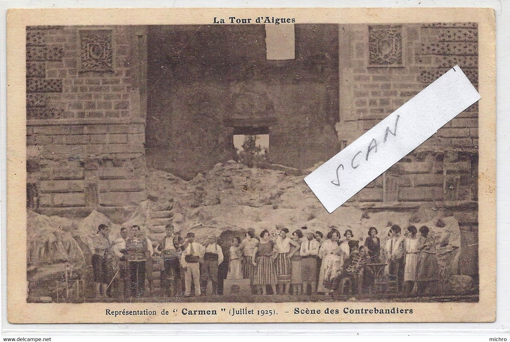 84 La TOUR D'AIGUES - THEATRE - "CARMEN" La Scène Des CONTREBANDIERS - 1501020 - La Tour D'Aigues