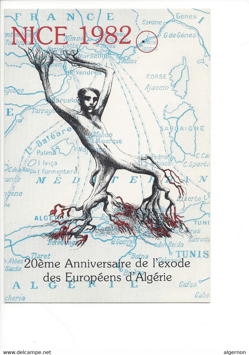 26588 - Nice 20ème Anniversaire De L'exode Des Européens D'Algérie 1982 Baudoin (format 10X15) - Marchés, Fêtes