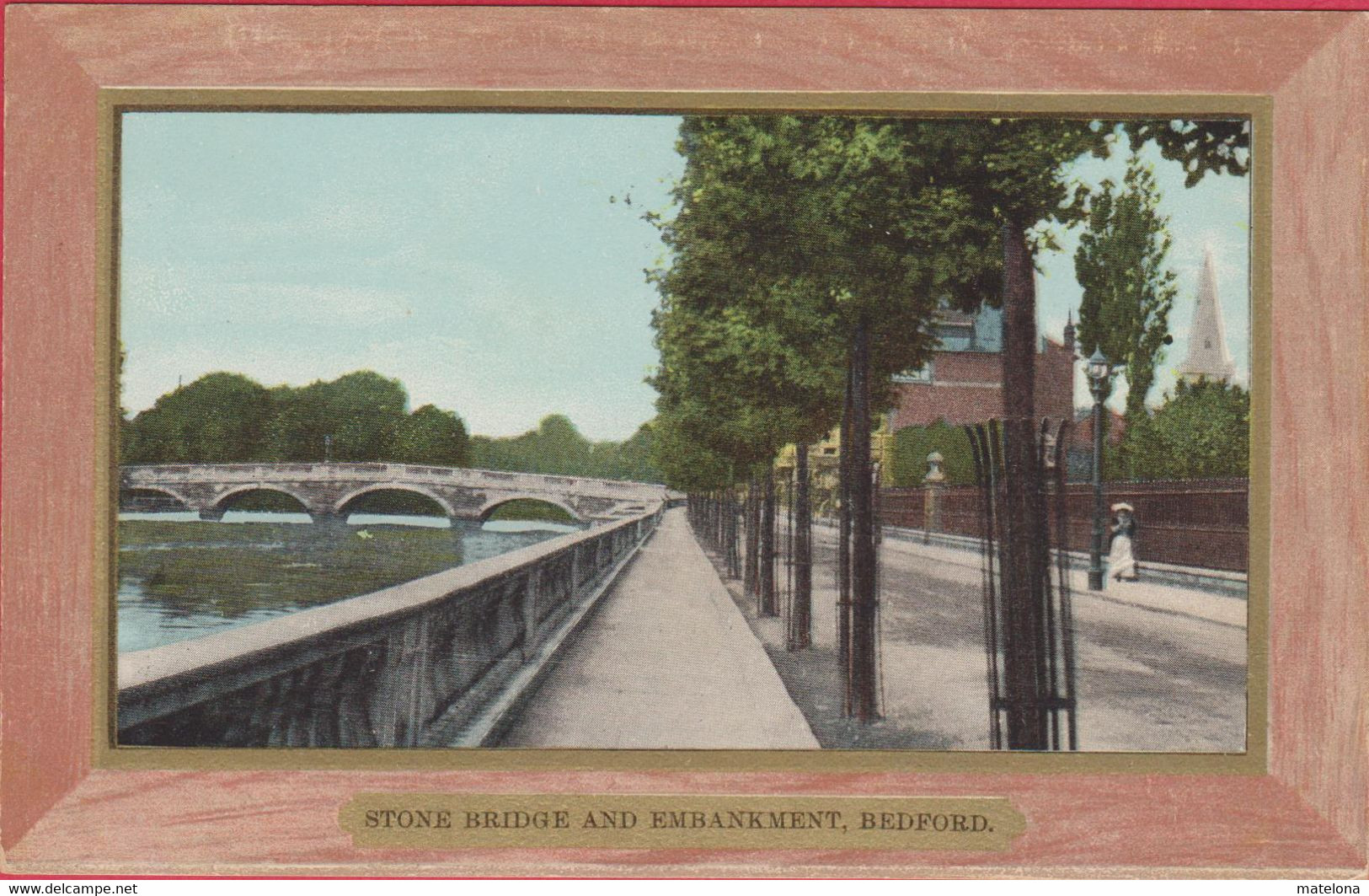 ANGLETERRE BEDFORDSHIRE STONE BRIDGE AND EMBANKMENT - Bedford