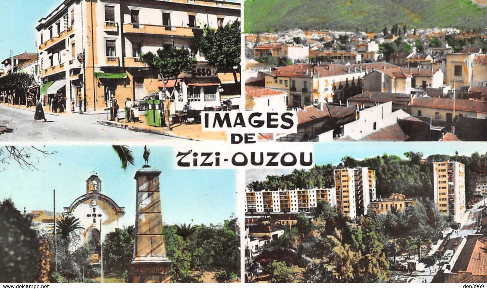 Algérie - Images De TIZI-OUZOU - Avenue Ferdinand Aillaud - Vue Générale - Monument Aux Morts - Les Nouveaux Immeubles - Tizi Ouzou