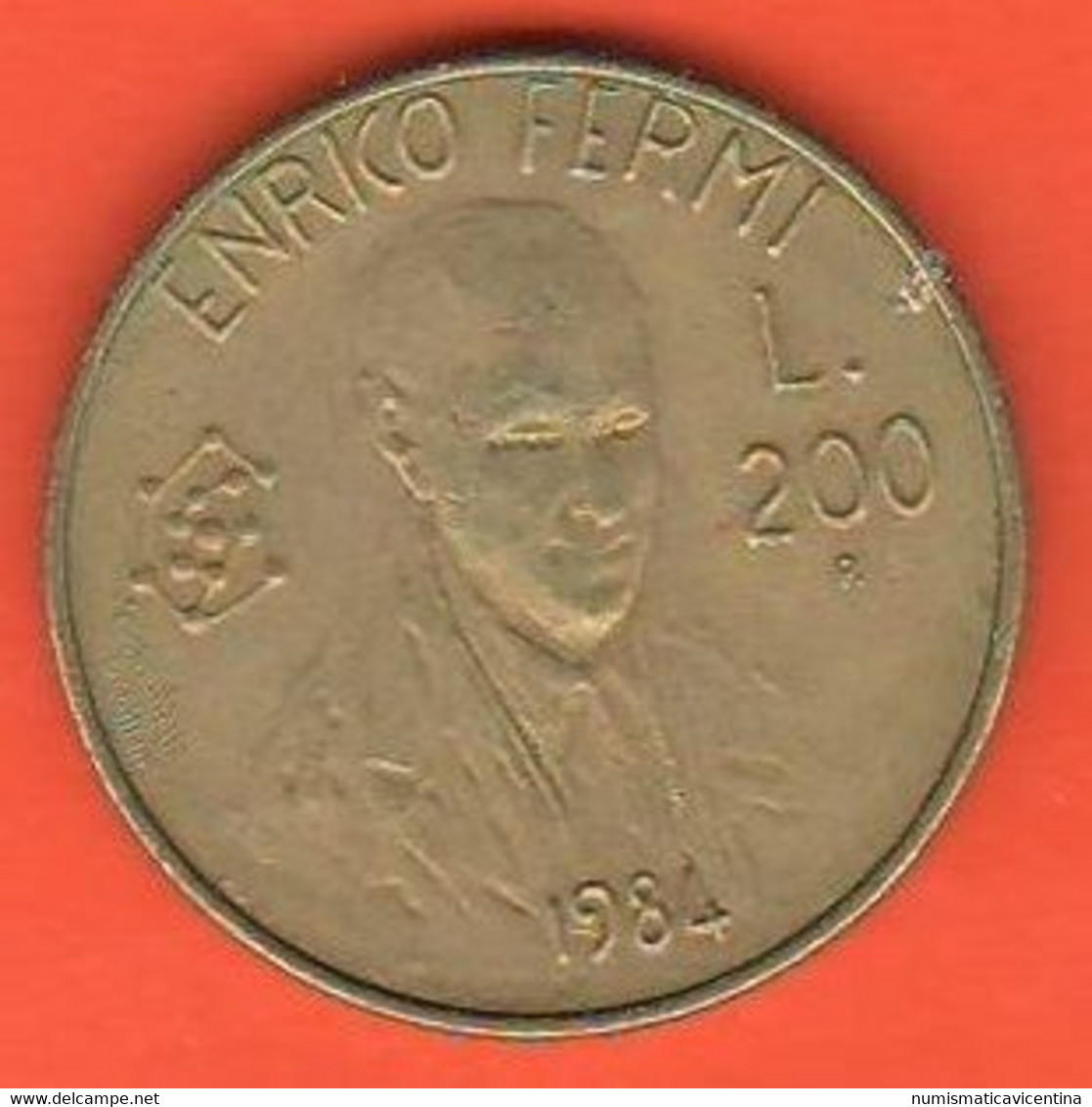 San Marino 200 Lire 1984 Fermi Enrico Comunications Bronze Coin - Saint-Marin