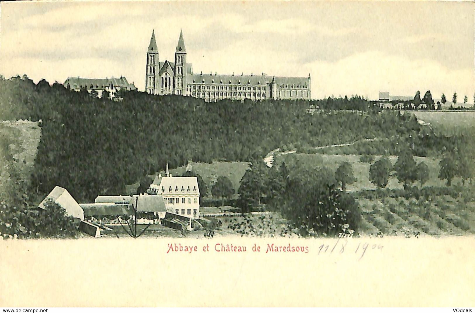 033 714 - CPA - Belgique - Abbaye Et Château De Maredsous - Anhee