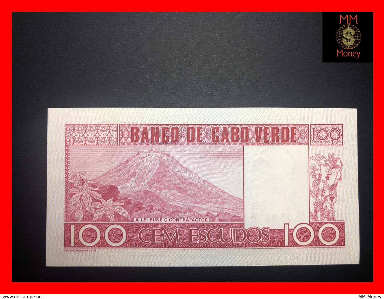 CAPE VERDE  100 Escudos 20.1.1977  P. 54  UNC  [MM-Money] - Cap Vert