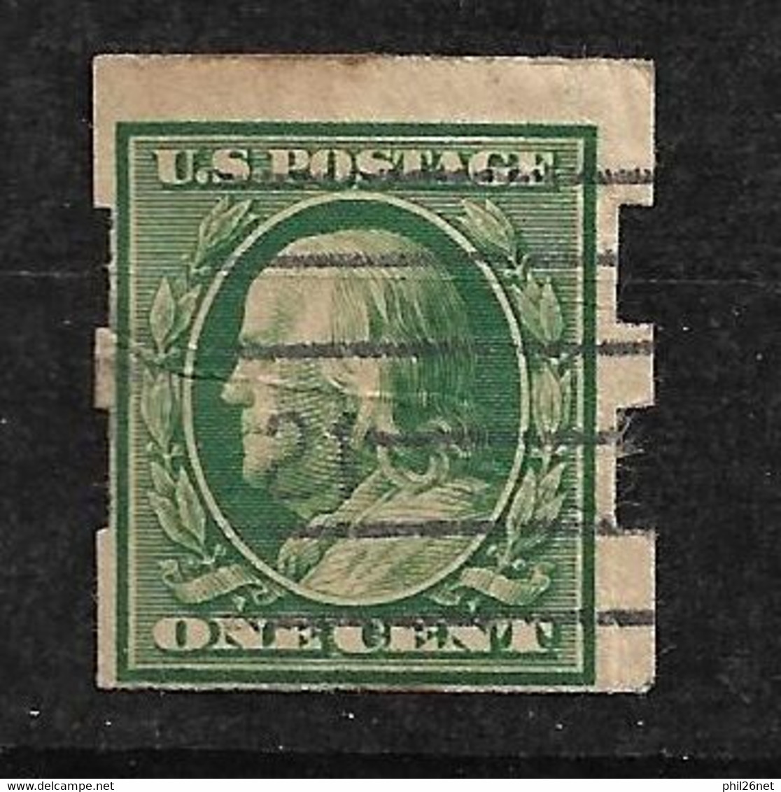 USA -  Etats Unis D'Amérique N°167 Type V Non Dentelé RARE Piquage Privé   Oblitéré  B/ TB Voir Scans        - Gebraucht