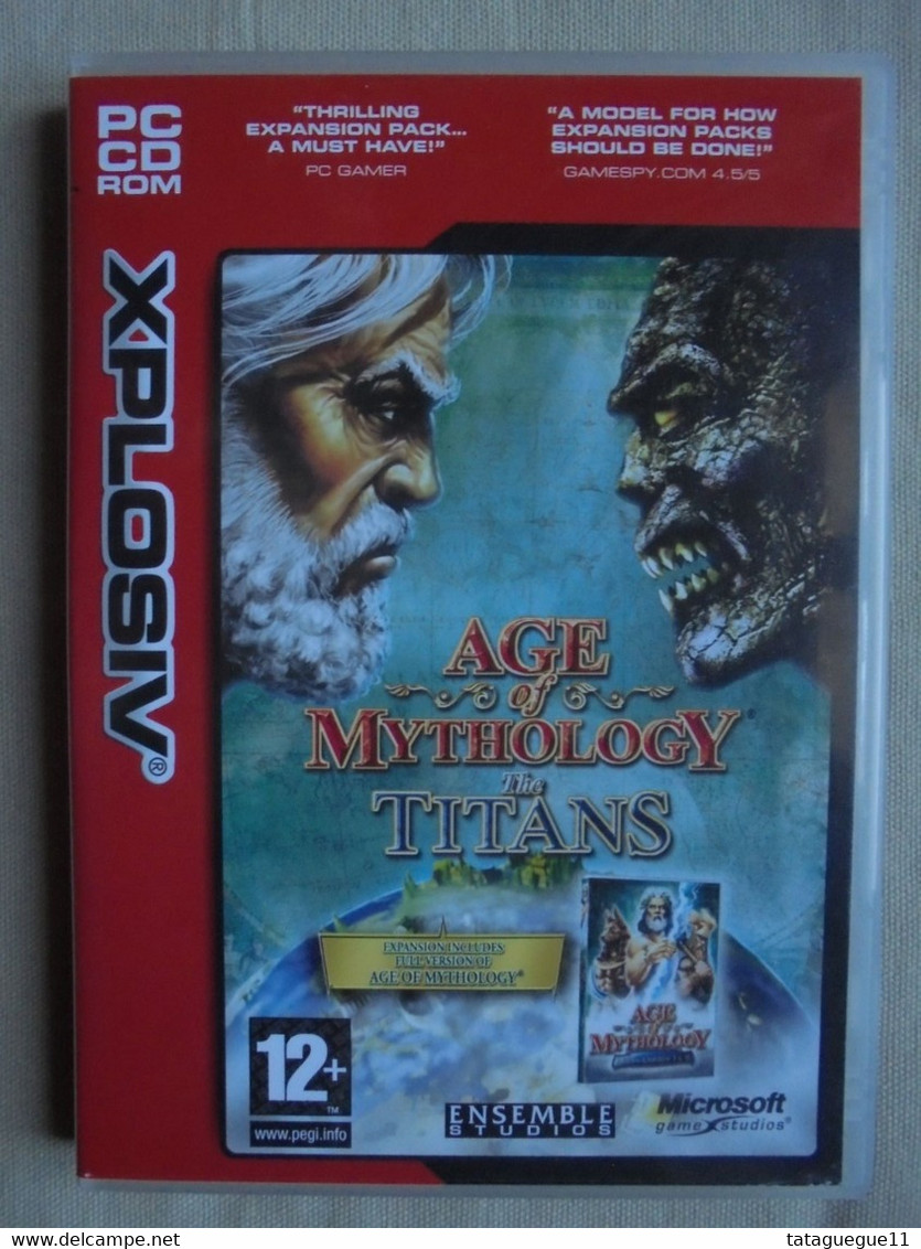 Vintage - Jeu PC CD Rom - Age Of Mythology The Titans - 2003 - PC-Spiele