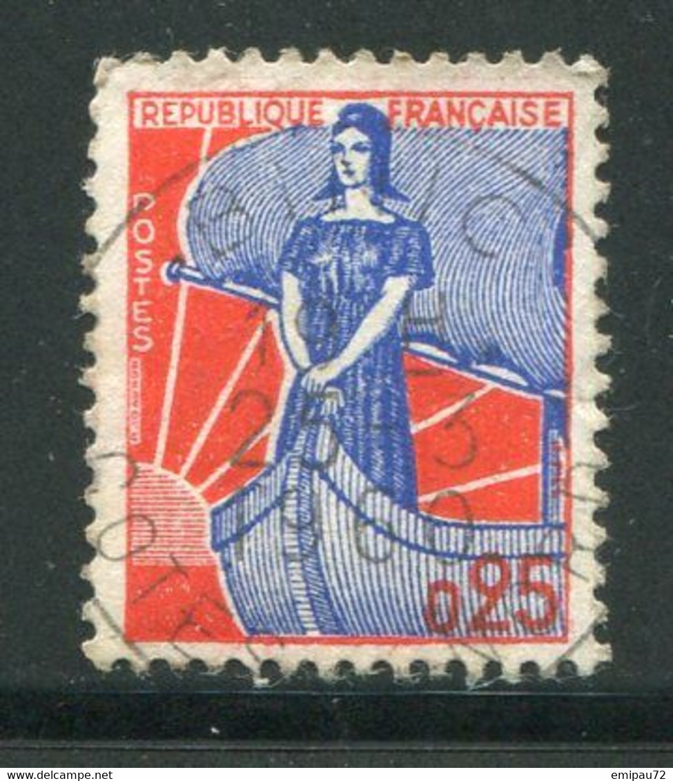 FRANCE-Y&T N°1234- Oblitéré - 1959-1960 Maríanne à La Nef