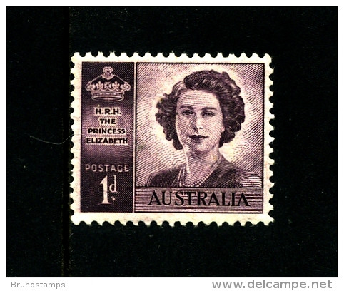 AUSTRALIA - 1947  PRINCESS  WMK  MINT NH  SG 222 - Ongebruikt