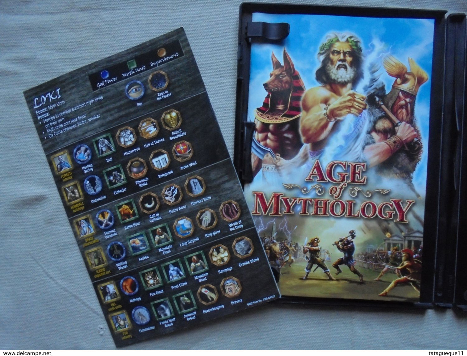 Vintage - Jeu PC CD Games - Age Of Mythology - 2002 - Giochi PC