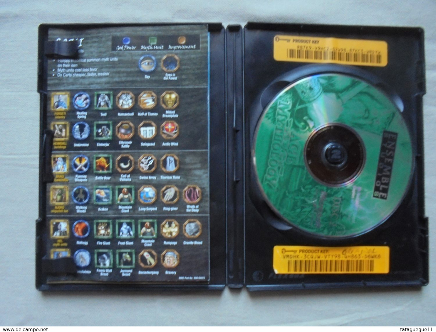 Vintage - Jeu PC CD Games - Age Of Mythology - 2002 - Giochi PC