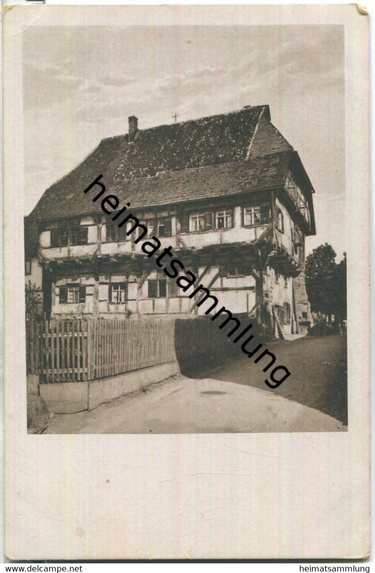 Pfullendorf - Ältestes Haus 1317 - AK 20er Jahre - Verlag Martin Siegle Pfullendorf - Pfullendorf