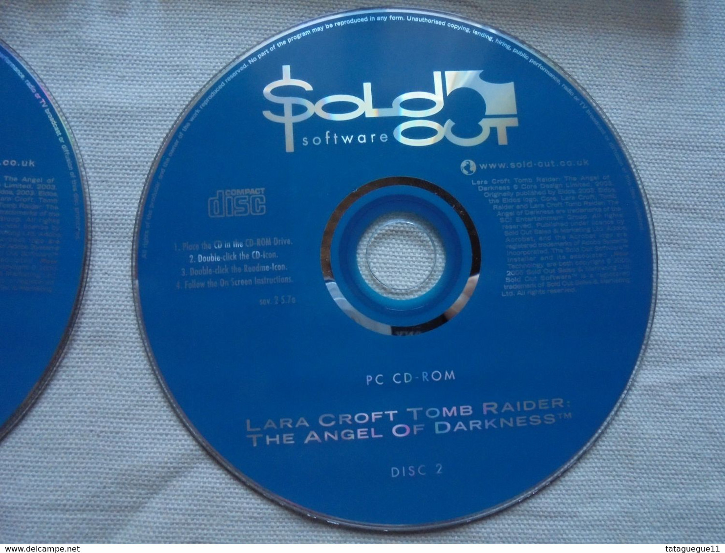 Vintage - Jeu PC CD Rom - Lara Croft Tomb Raider - 2003 - PC-Spiele
