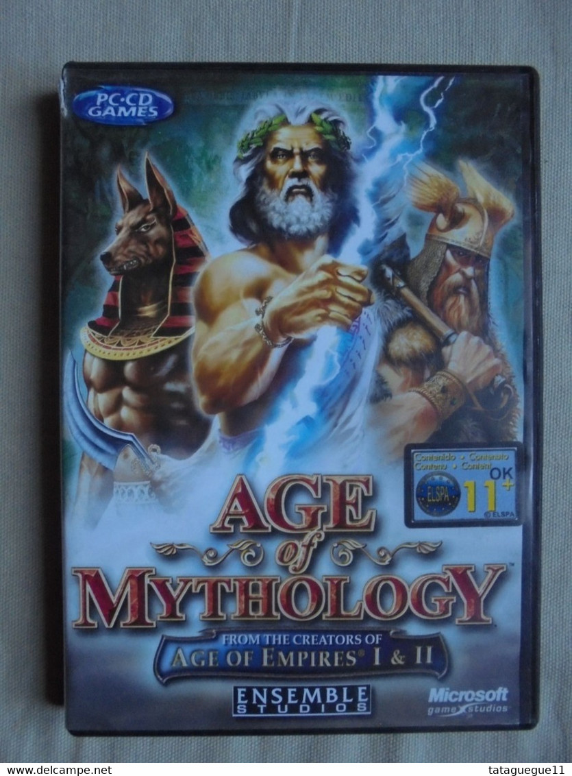 Vintage - Jeu PC CD Games - Age Of Mythology - 2002 - Jeux PC