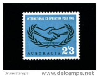 AUSTRALIA - 1965  INTERNATIONAL CO-OPERATION YEAR  MINT NH - Nuevos