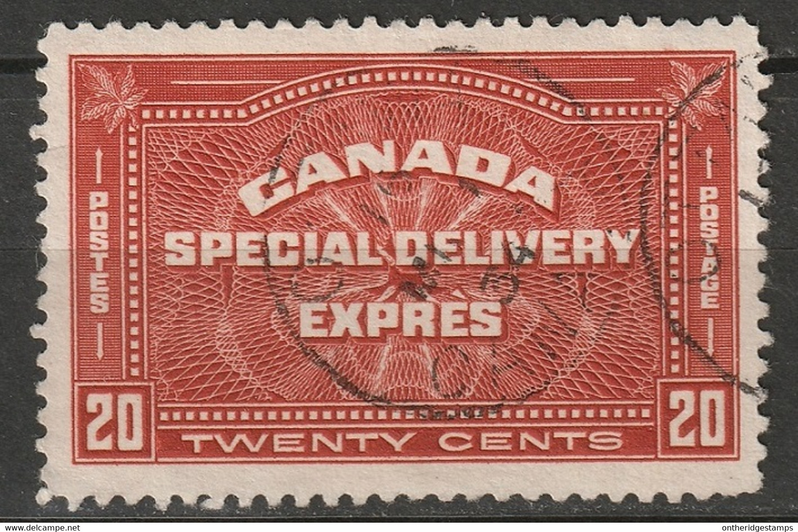 Canada 1930 Sc E4  Special Delivery Used Ottawa CDS - Eilbriefmarken