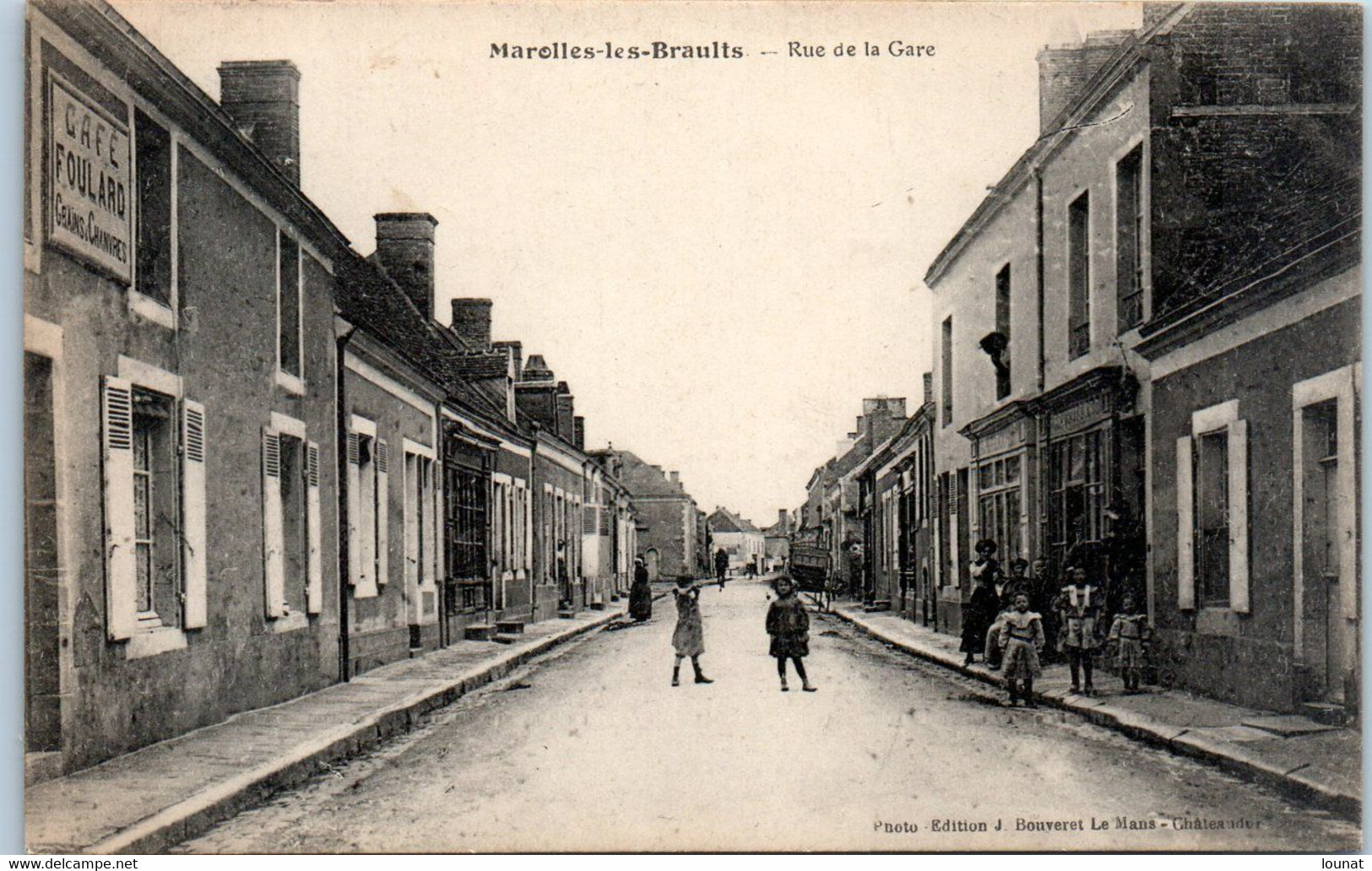 72 MAROLLES Les Braults - Rue De La Gare  - Animée     * - Marolles-les-Braults