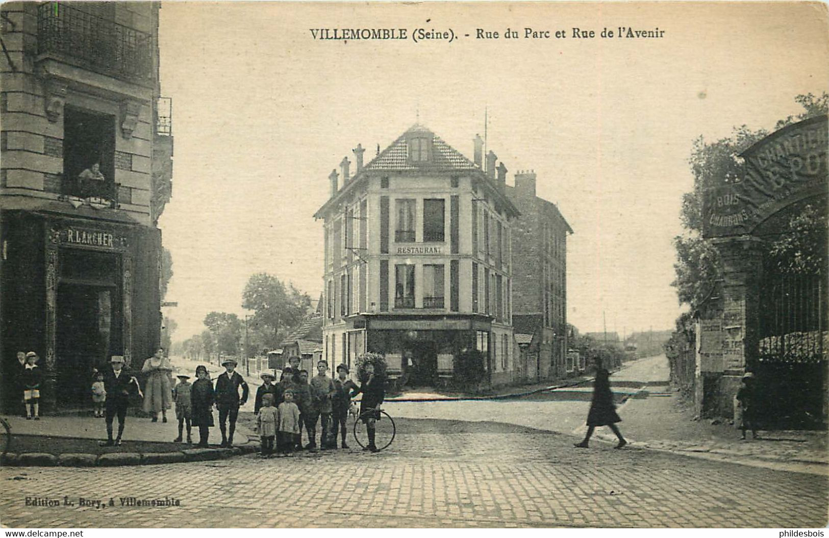 SEINE SAINT DENIS  VILLEMONBLE   Rue Du Parc Et Rue De L'avenir - Villemomble