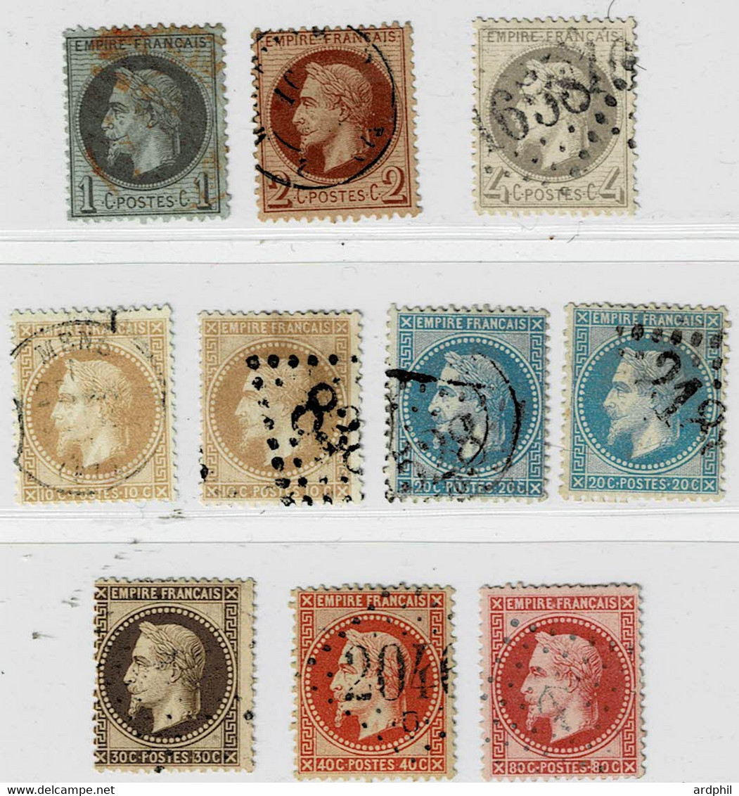 C12- Série Lauré Sans Défaut - 1863-1870 Napoléon III Con Laureles