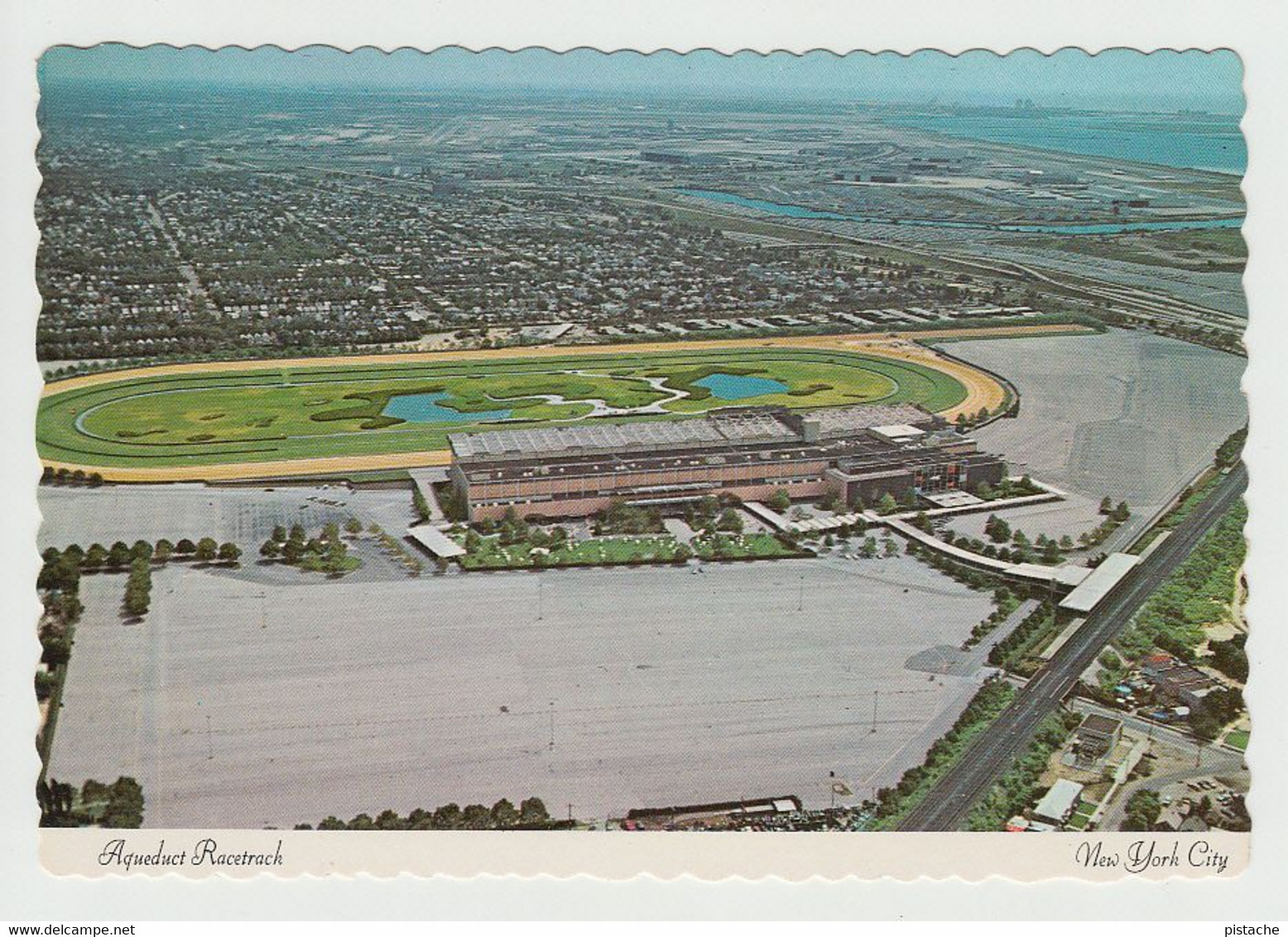 New York City - Aqueduct Racetrack Race Track - By Manhattan Post Card Inc. No DR-34637-D - 4 X 6 - Unused - 2 Scans - Stadiums & Sporting Infrastructures