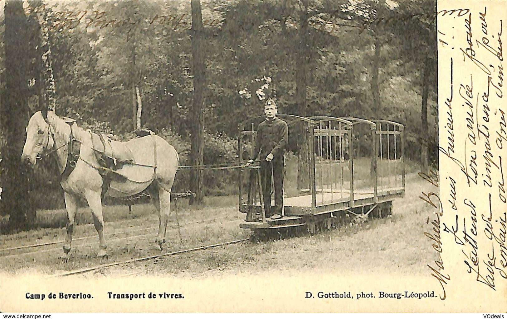 033 726 - CPA - Belgique - Camp De Beverloo - Transport De Vivres - Leopoldsburg (Kamp Van Beverloo)