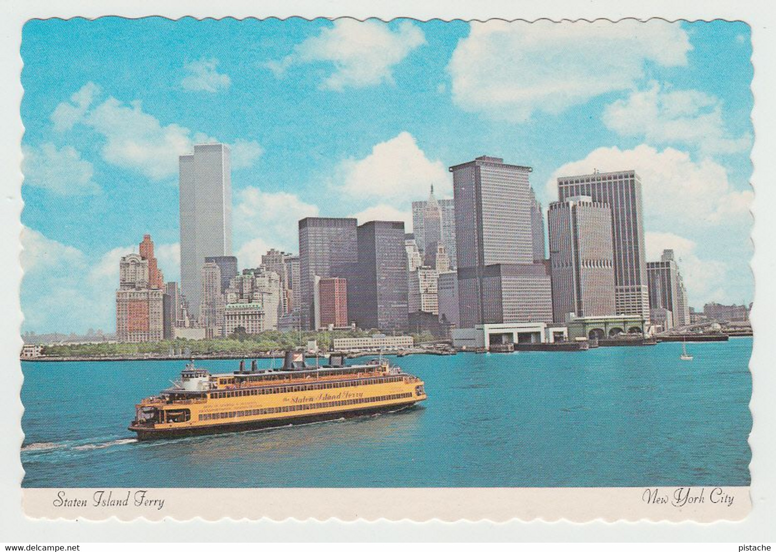 New York City - Staten Island Ferry - By Manhattan Post Card Inc. No D-34646-D - Size 4 X 6 - Unused - 2 Scans - Transportmiddelen