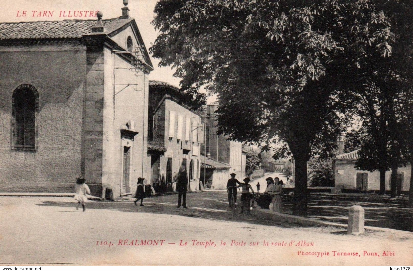 81 / REALMONT / LE TEMPLE / LA POSTE SUR LA ROUTE  ALBAN - Realmont