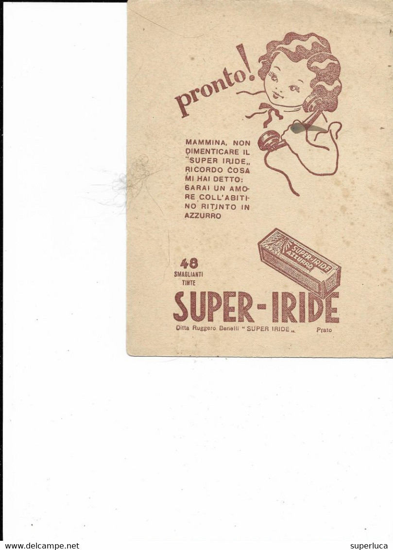 H-SUPER IRIDE-TINTE PER TESSUTI-CARTA ASSORBENTE ANNI 50 - Textile & Vestimentaire