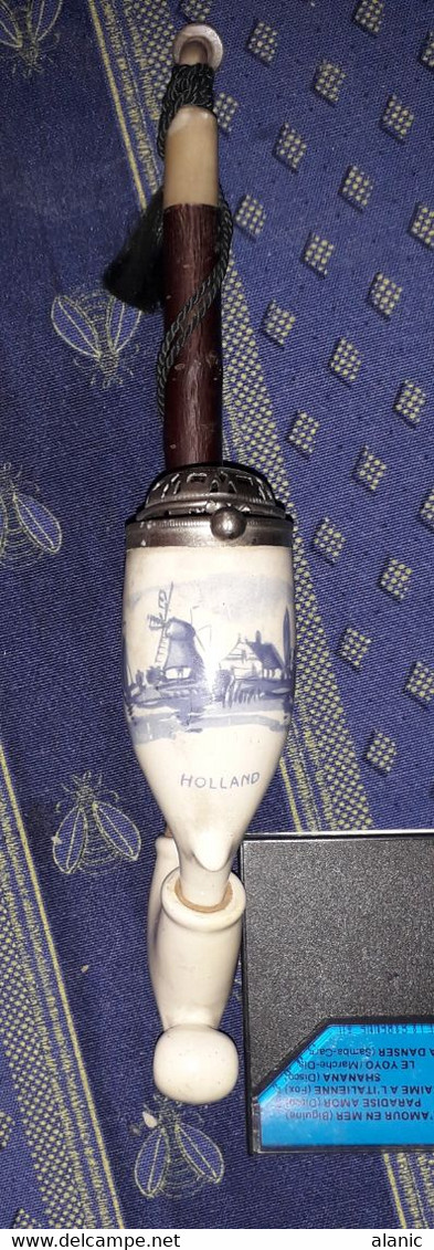 Pipe En Porcelaine, Complète, Marquée HOLLAND TBE - Gouda (NLD)