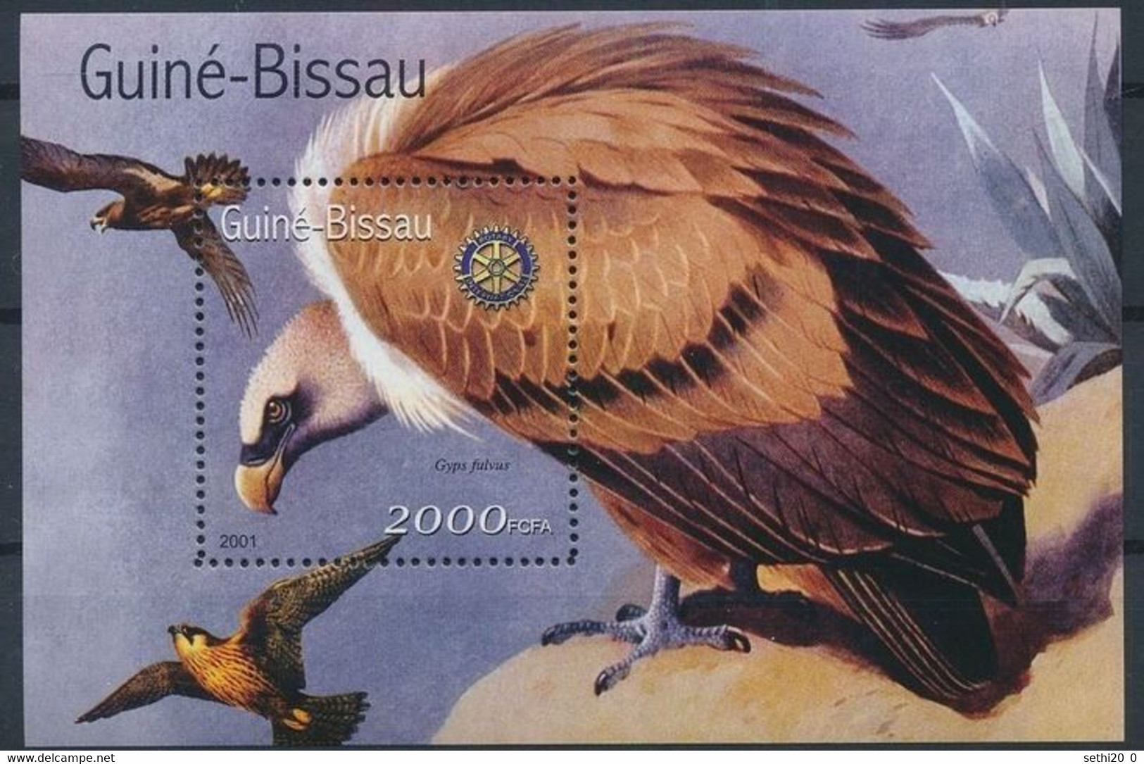 Guinee Bissau 2001 Rotary Buses Aigles   MNH - Rotary, Lions Club