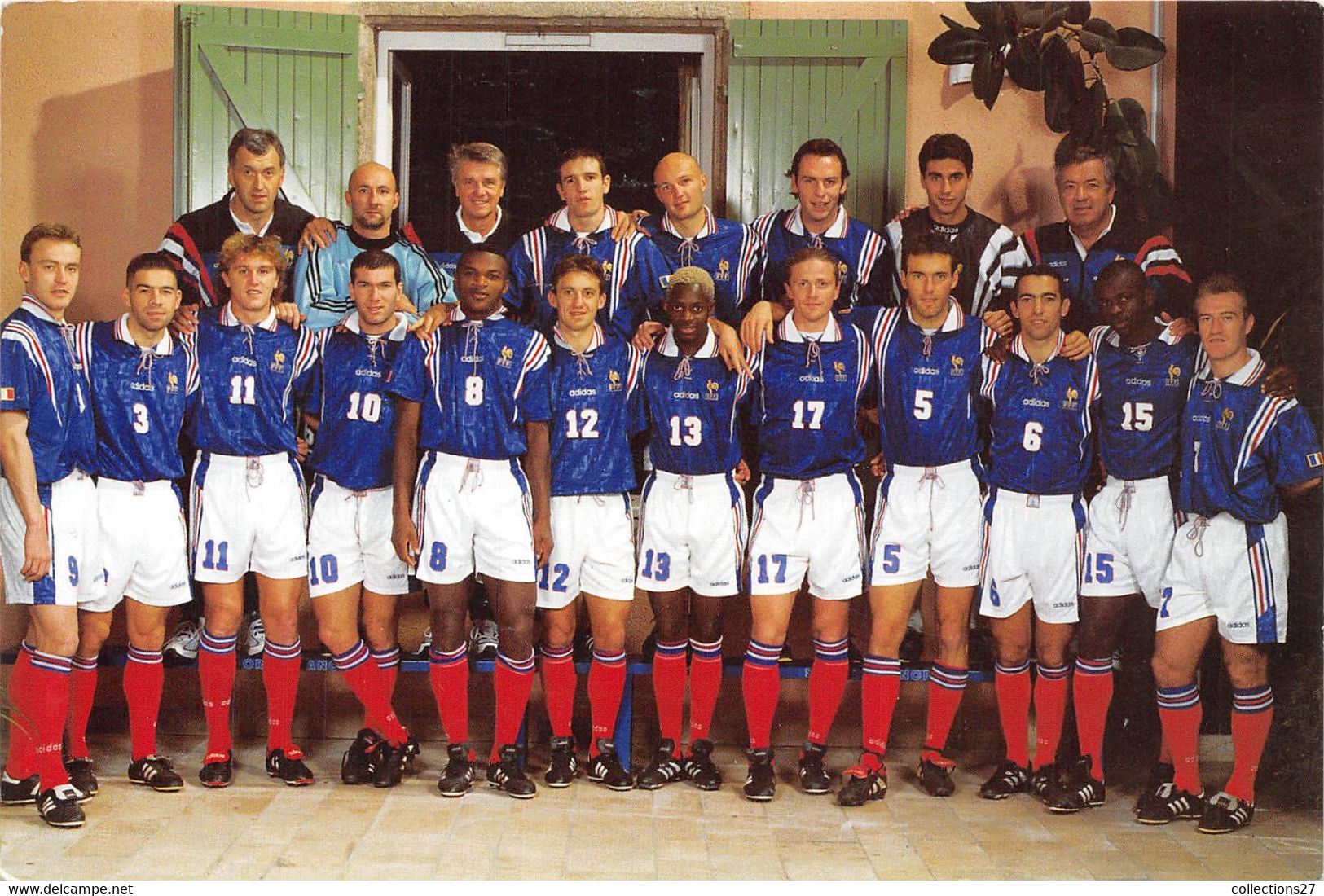 6 PHOTOS DE L'EQUIPE DE FRANCE 1998 - Andere & Zonder Classificatie