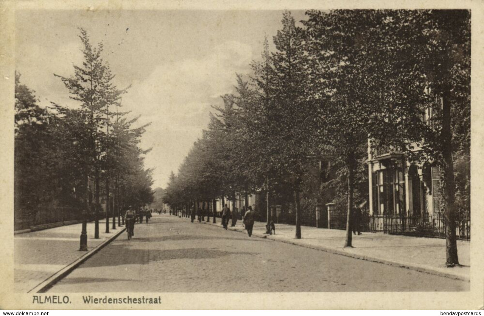 Nederland, ALMELO, Wierdenschestraat (1935) Ansichtkaart - Almelo