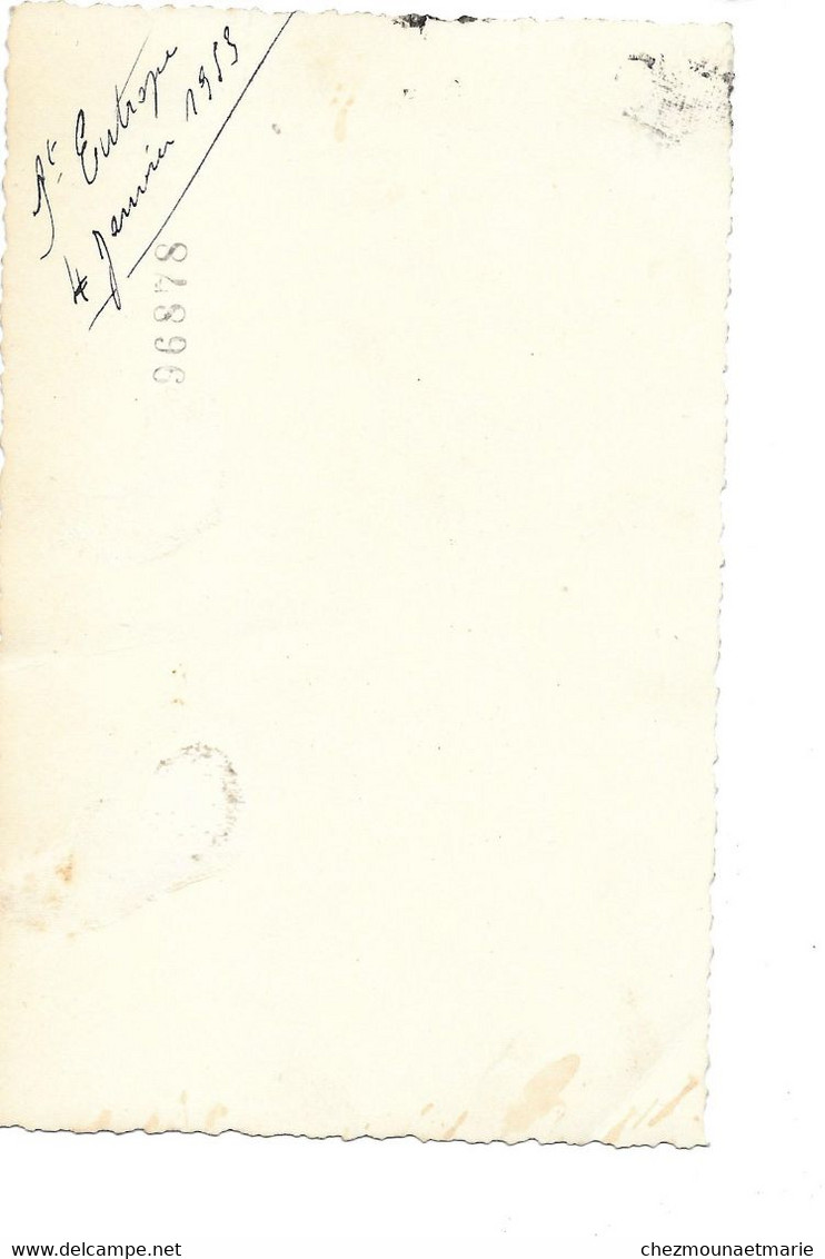 1953 SAINT EUTROPE SOUS LA NEIGE - BONHOMME DE NEIGE - PHOTO - Documenti