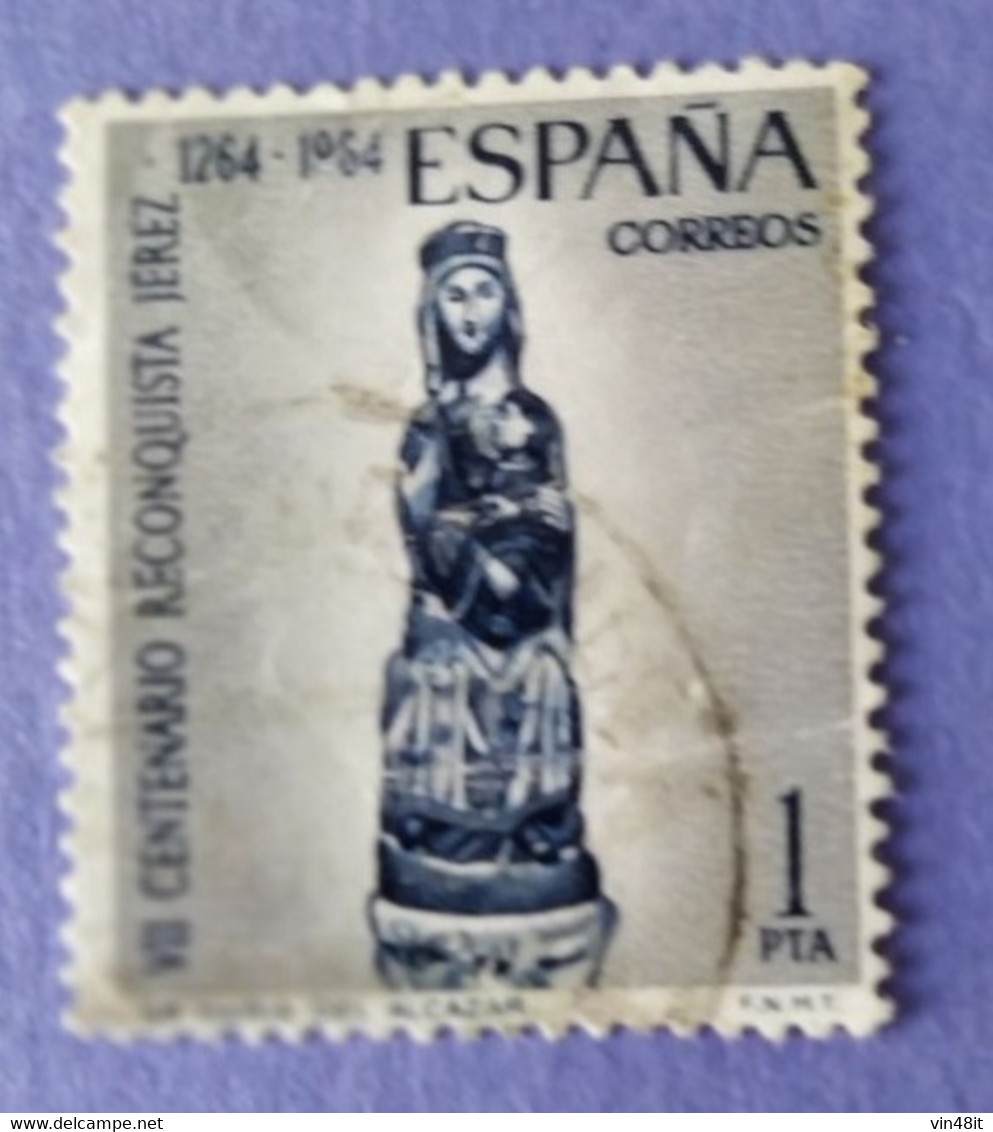 1964  - SPAGNA   - VALORE 50  Pta  - USATO - Used Stamps