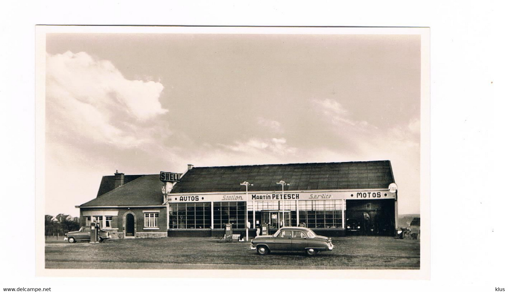 Fléron Station Garage Martin Petesch -Jacquemin Route De Micheroux Shell CARTE TRES RARE - Fléron