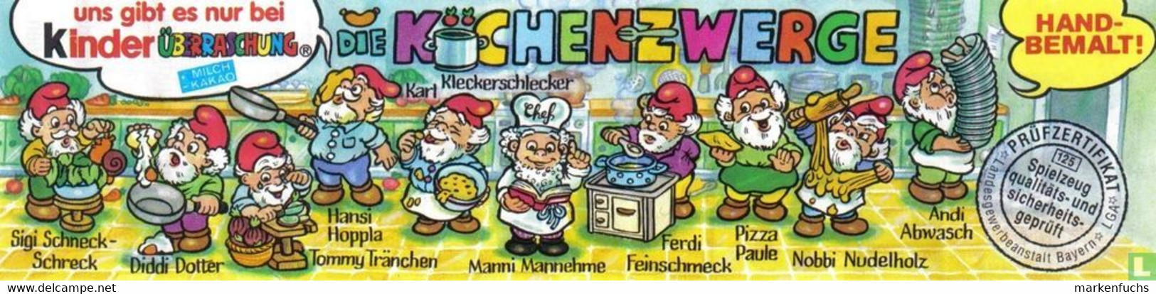 Die Küchenzwerge 1999 / Nobbi Nudelholz + BPZ - Maxi (Kinder-)