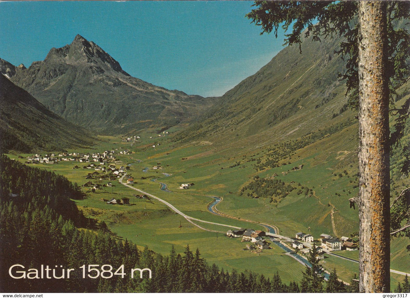 972) GALTÜR 1584 M - Tolle Ansicht Gegen Ballunspitze - Tirol - Galtür