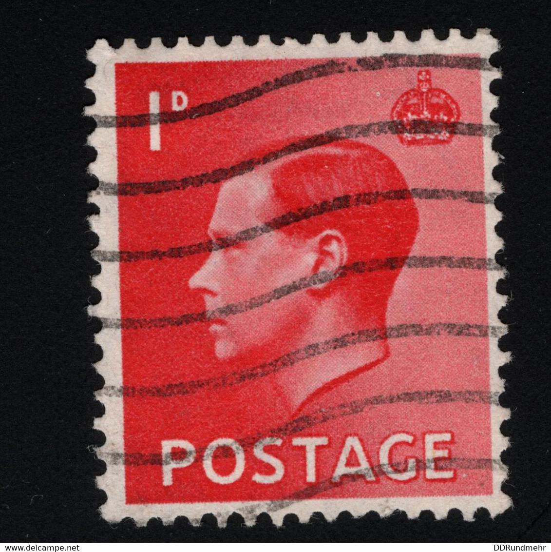 1936 Mi GB 194Z Yt GB 206a Sg GB 458wi Kopfst. WZ Gest. Used O - Used Stamps