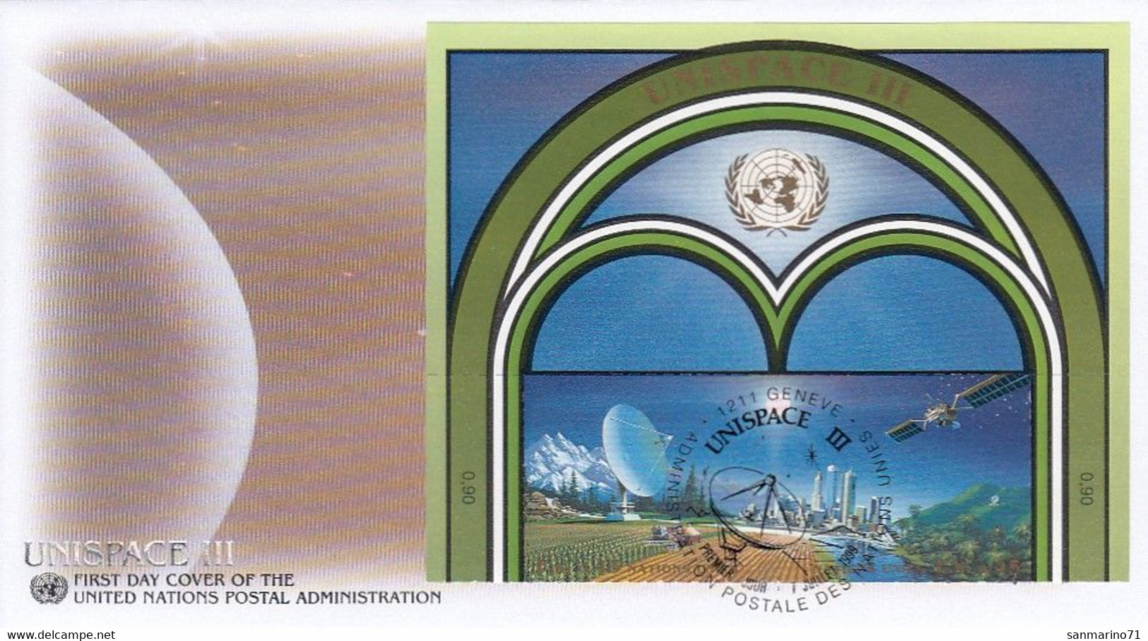 FDC UNITED NATIONS Geneva 373-374 - Noord-Amerika