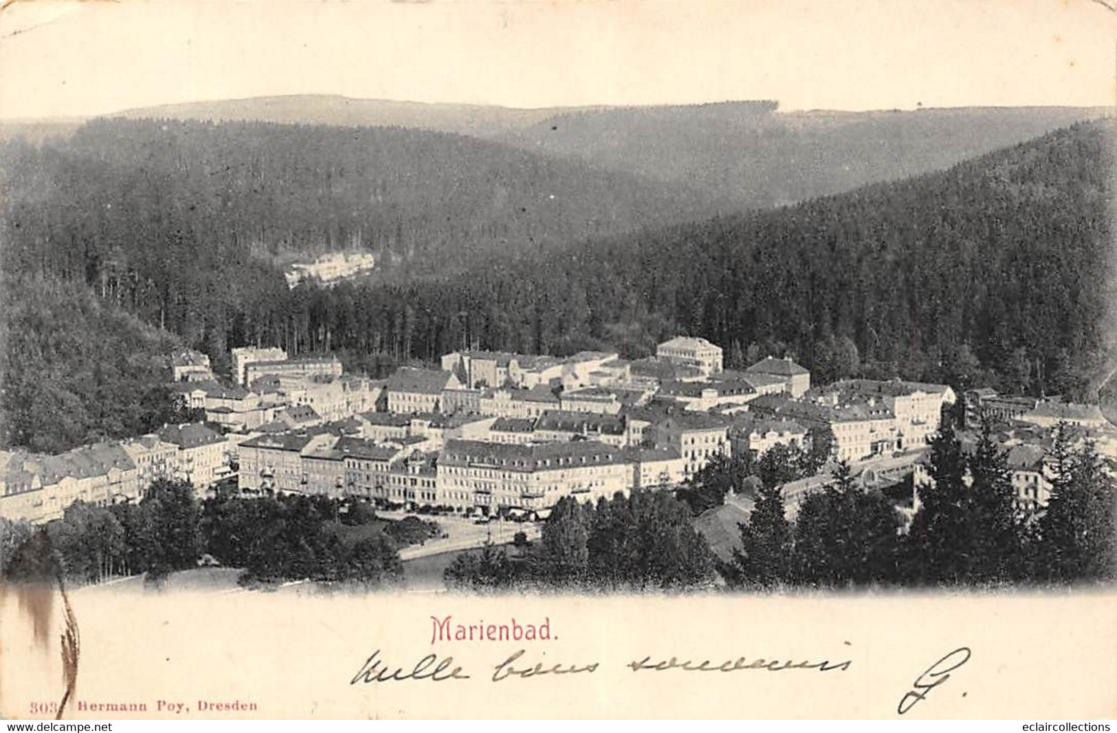 Tchéquie     Marienbad     Vue Sur La Ville      (Voir Scan) - Tchéquie