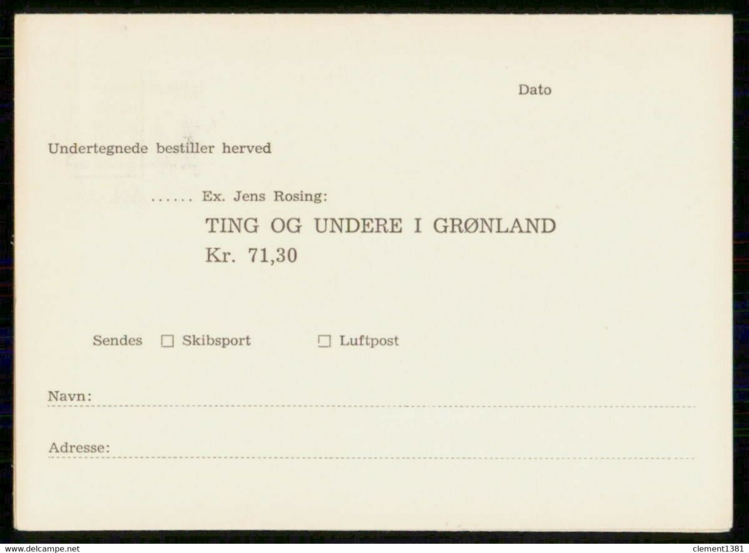 Groenland Greenland 1974 Merkat Kaladlit Gronlandske Born 50 AR - Marcophilie