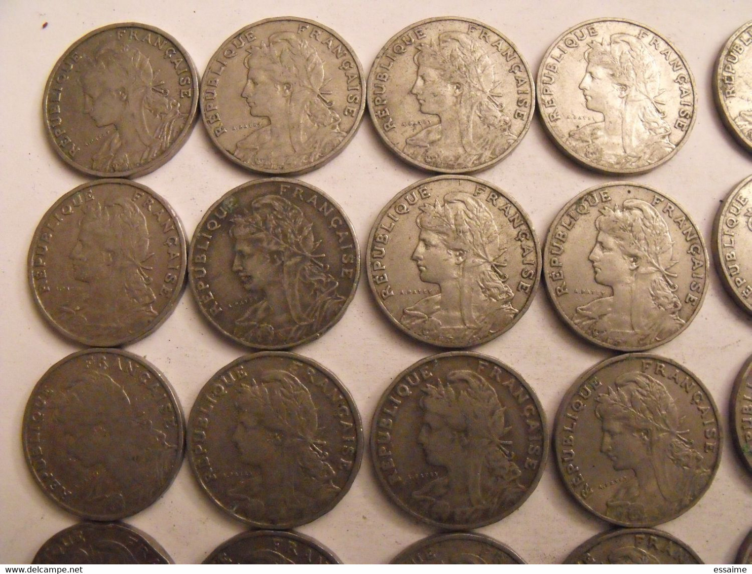 France. lot de 48 pièces de 25 centimes. 1904/1905.