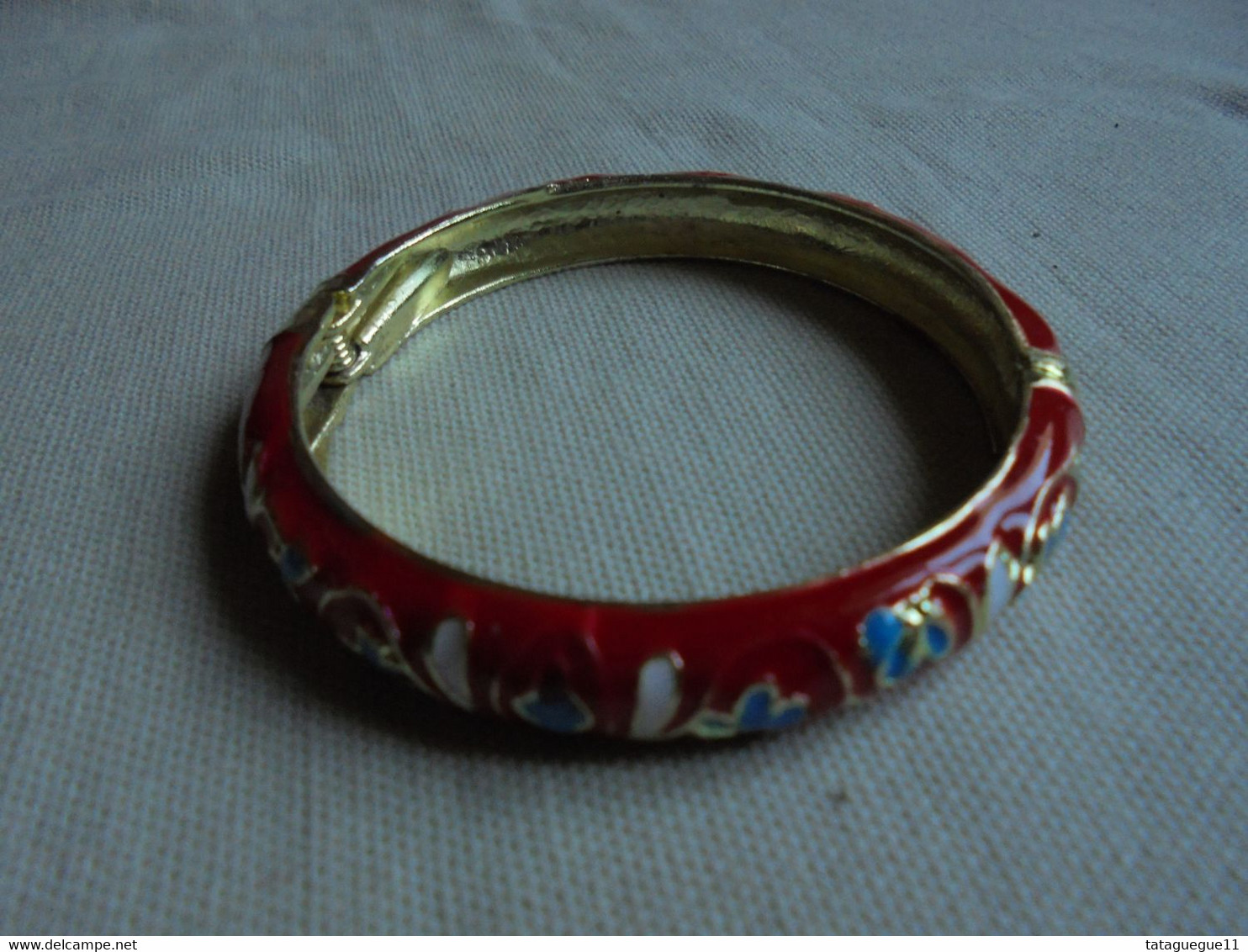 Vintage - Bijou Fantaisie - Bracelet Rouge - Bracelets
